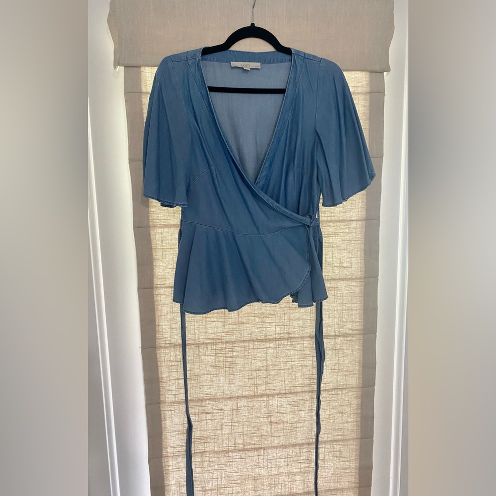 Loft Denim Blouse